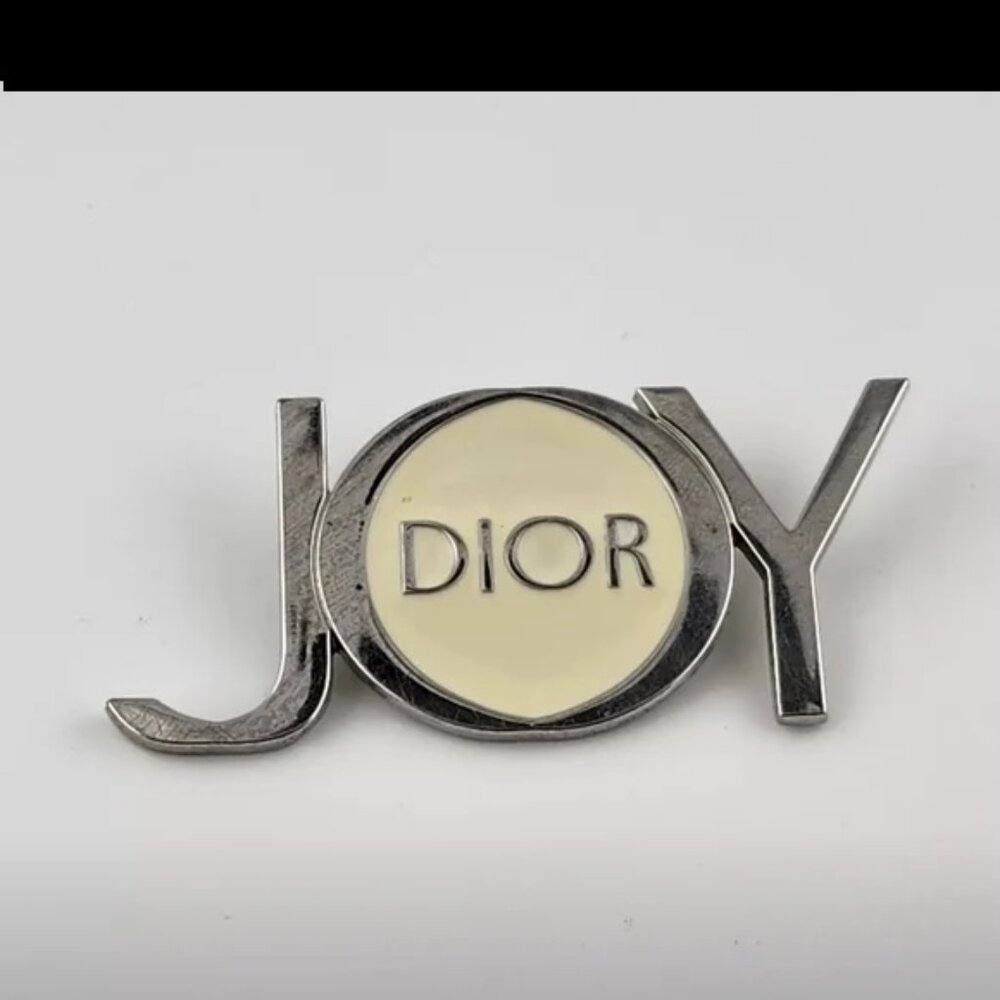 Christian Dior Brooche Joy Cream & Silver